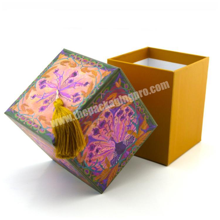 Packaging candle gift box birthday 3jar candle box 9 oz 12 oz cardboard candle holder boxes