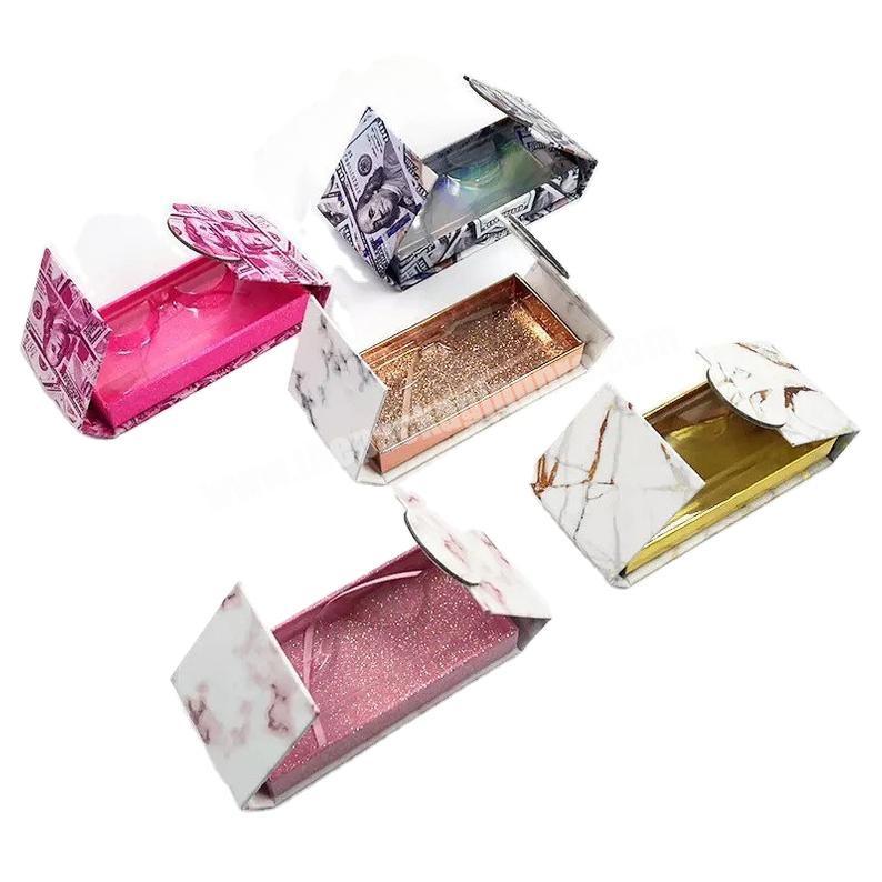 Packaging Cosmetic Cardboard Packaging White Gift Set Eyelash Packaging Box
