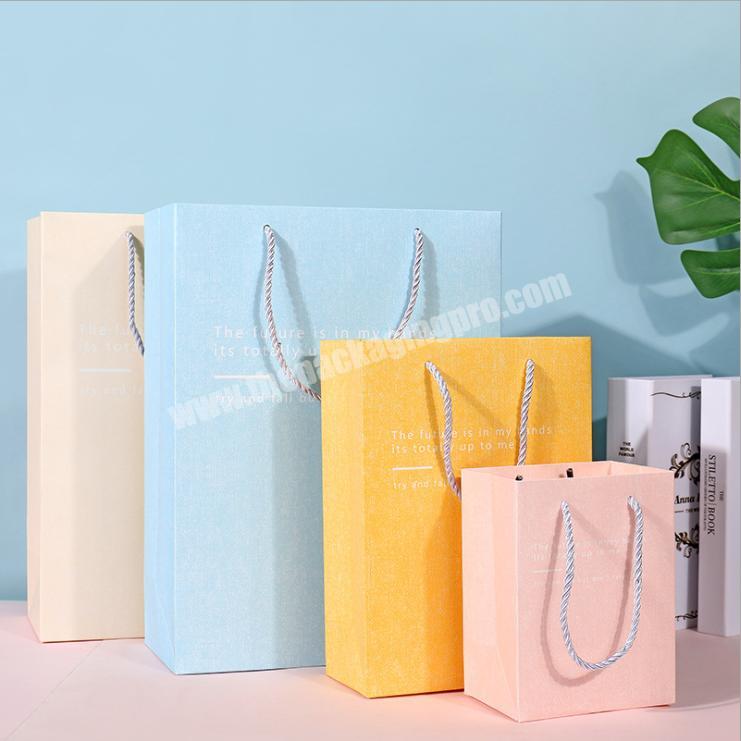 packaging paper bag for gift thank you bags luxury shopping bag