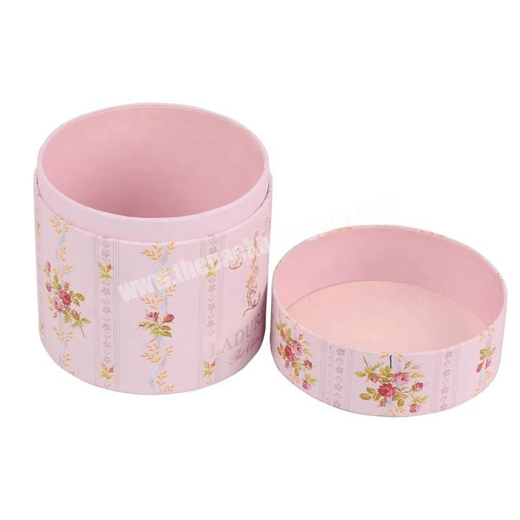 Packaging Rigid Cylinder Round Cosmetic Paper Gift Custom Box for Cosmetic or Luxury Packaging