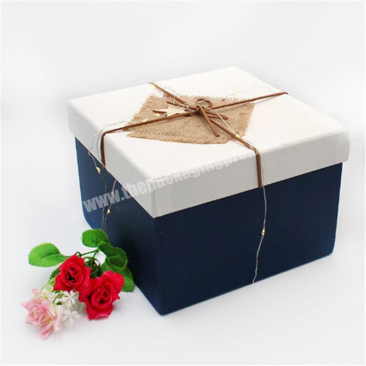 packing box plywood gift box with slide lid gift boxes