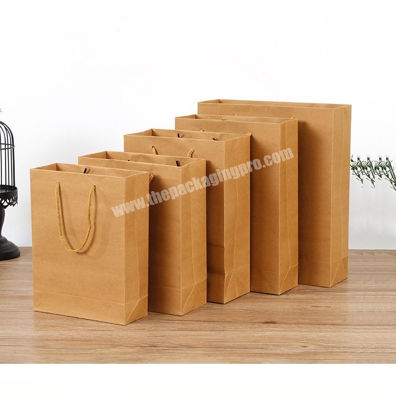 Wholesale Cheap Brown Kraft Paper Bags with Handles