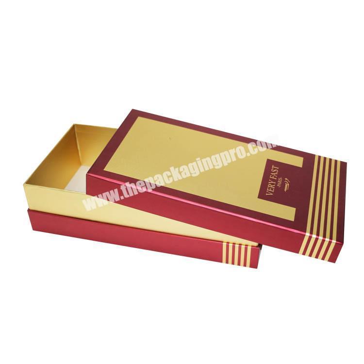 paper box gift box packaging box with lid template