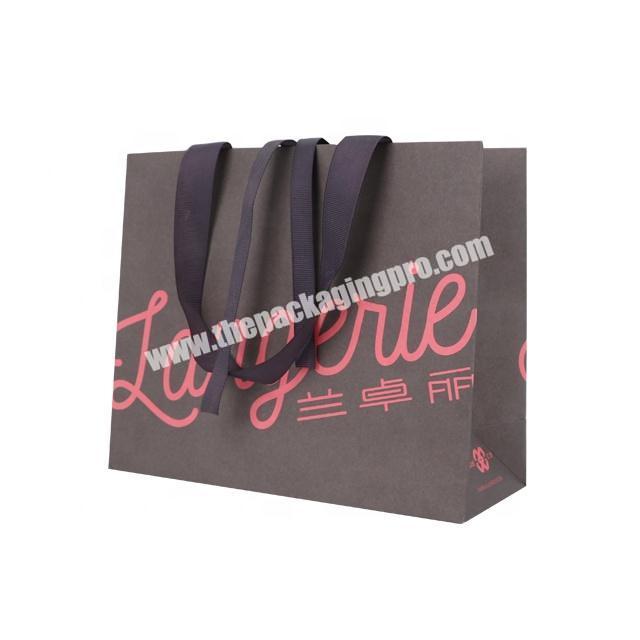 paper box paper bags with handle china supplier custom LOGO printing  OEM kraft paper bag