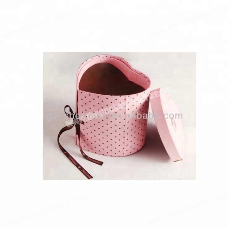 Paper box supplier custom high quality paper board packaging box for bra with bowknot from china