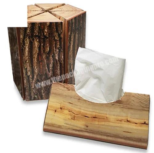 Paper Cardboard Facial Tissue Cylinder Box Custom Tissue Paper Box
