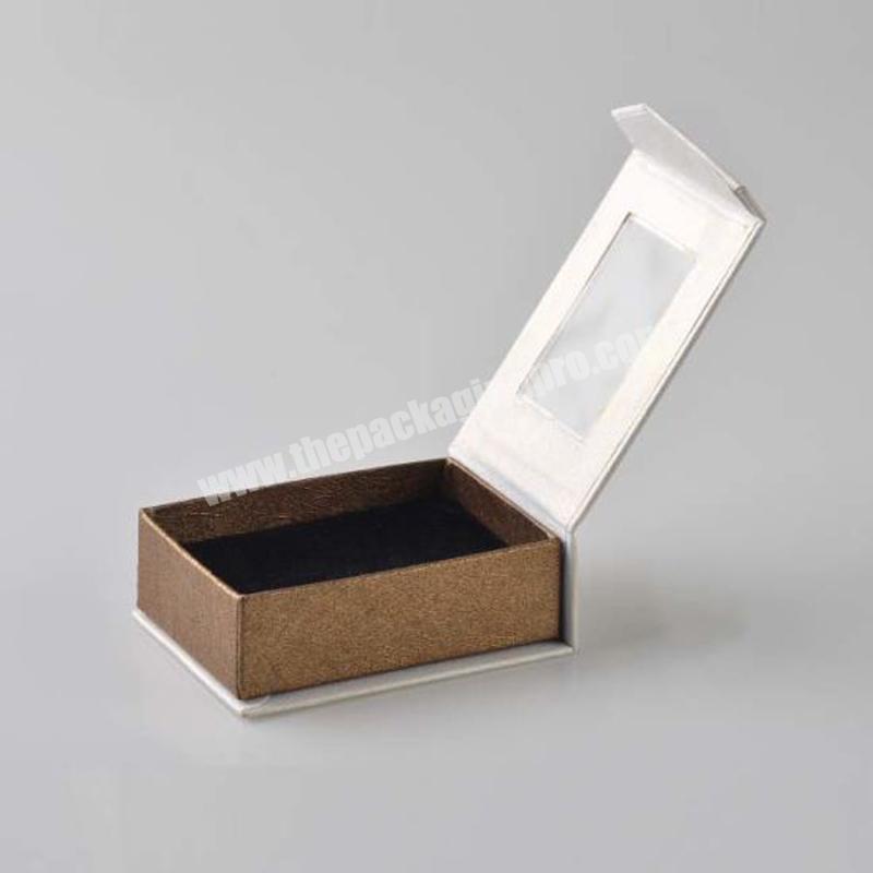 Paper Cardboard Magnetic Hot Sale Jewelry Boxes Foam Insert Jewelry Necklace Packaging
