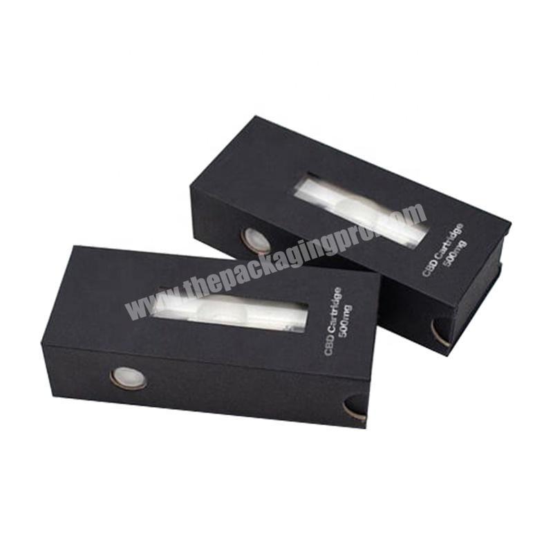 Paper Gift Blank Adjustable Voltage CBD Custom Storage 0.5ml Cart Packaging Disposable Vape Pen Box