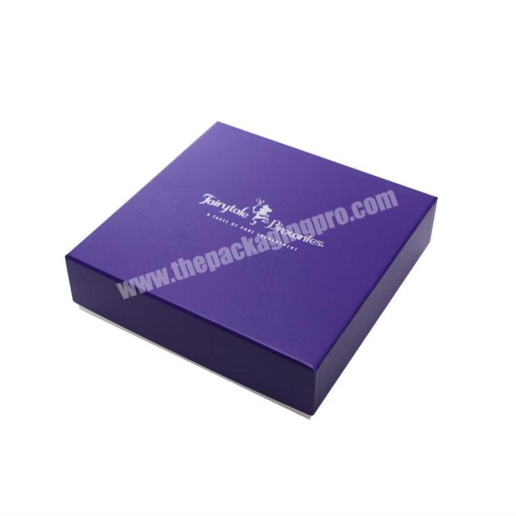 paper gift box packaging with lid template