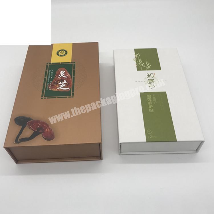 paper magnetic closure cardboard custom collapsible gift box packaging