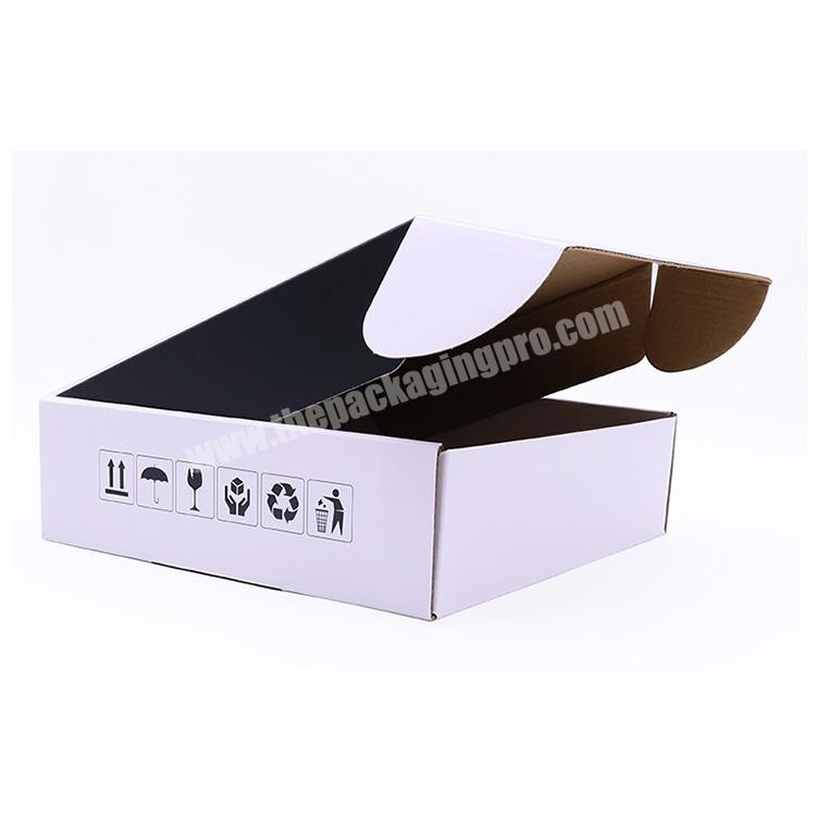 Paper Mail Gift Clothing Folding Mailing Moving Carton Customized Foldable Colourful Corrugated Shipping Boxes Mailer Box