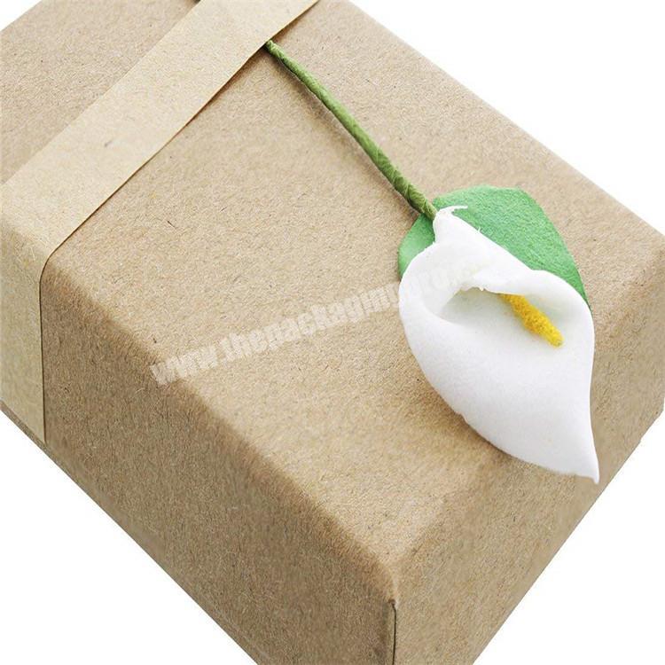 paper pack bag kraft paper eyelash box pink small round paper gift box