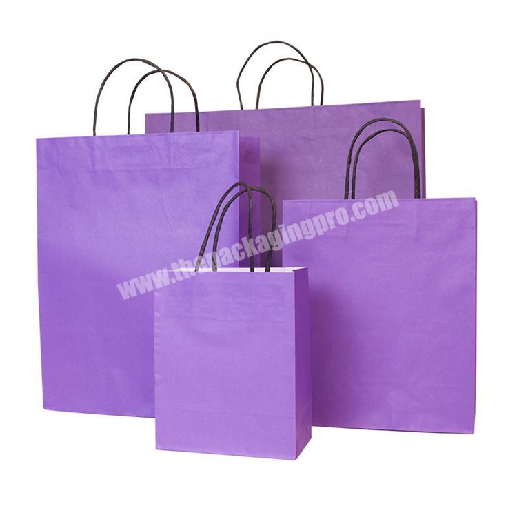 Paper Package Manufacturer recycled brown gold silver brand paper bags with your own logo