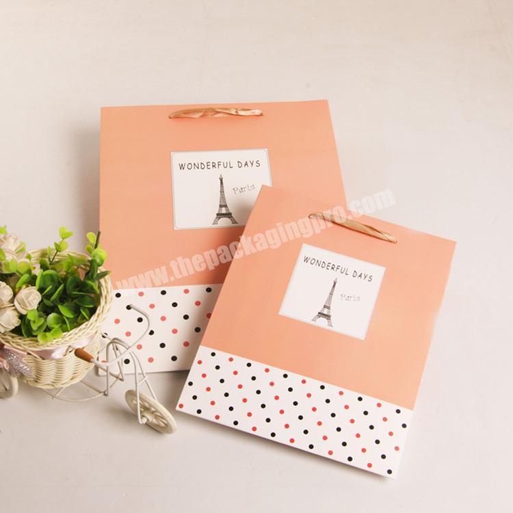 Paper Package Manufacturer standard size shopping special gift packaging bag