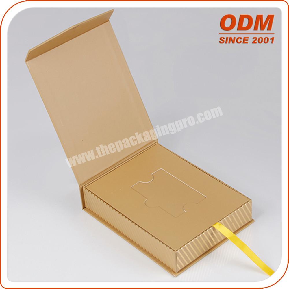 paper packaging box for bow tiex manufacturer with silk ribbon