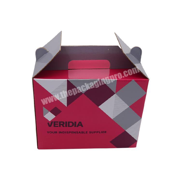 Paper Packaging Boxes Manufacturer E Flute Corrugated Board Paper Corrugated Gable Packaging Box