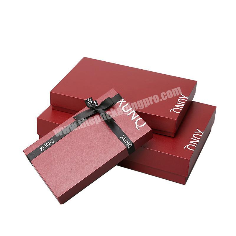 paper packaging gift box for jewelry wallet and scarf