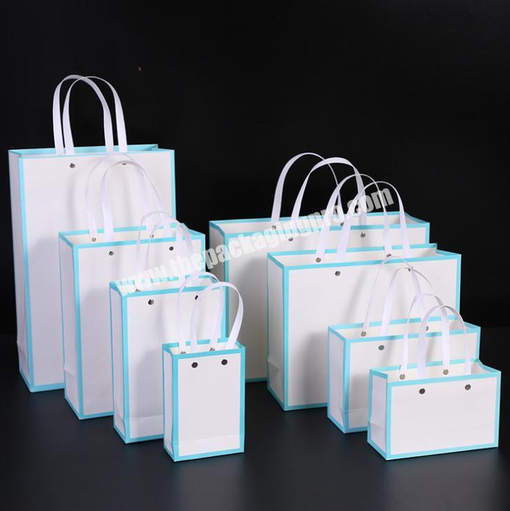 paper pouch for shoes packaging bag logo printed luxury shopping bag