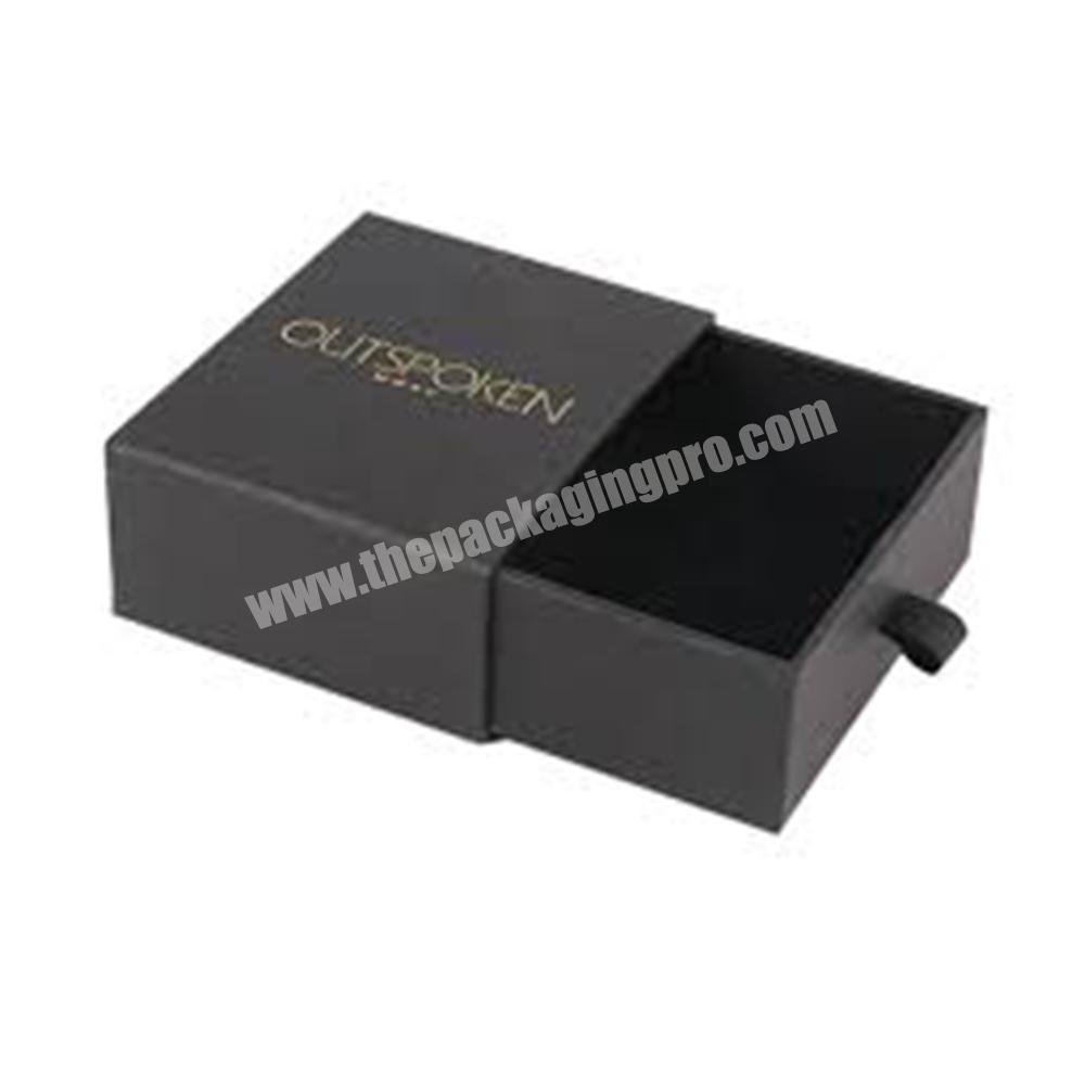 paper sliding drawer box cosmetic packaging cheap wholesale