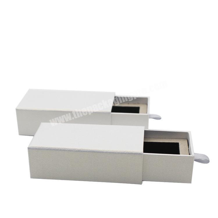 Paper stamping drawing white slide boxes wholesale box