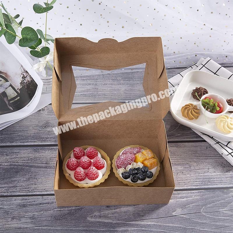 Paper takeaway lunch container kraft material food box for sell