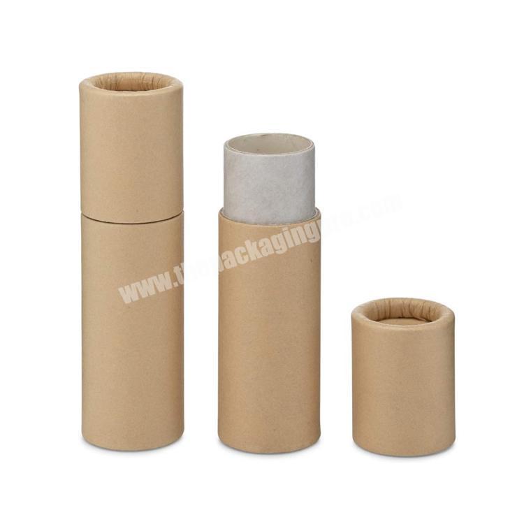 Paperboard Lip Balm Tubes, Recyclable Cardboard Chapstick Containers, Kraft Paper boxes