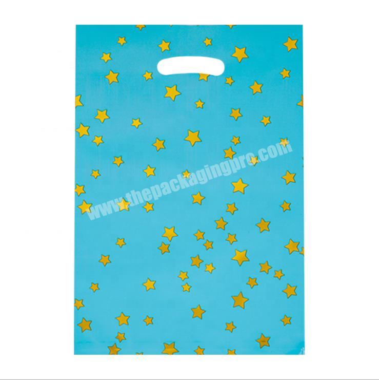 Party aluminum foil bag solid color small five-pointed star candy bag birthday gift bag factory outlet