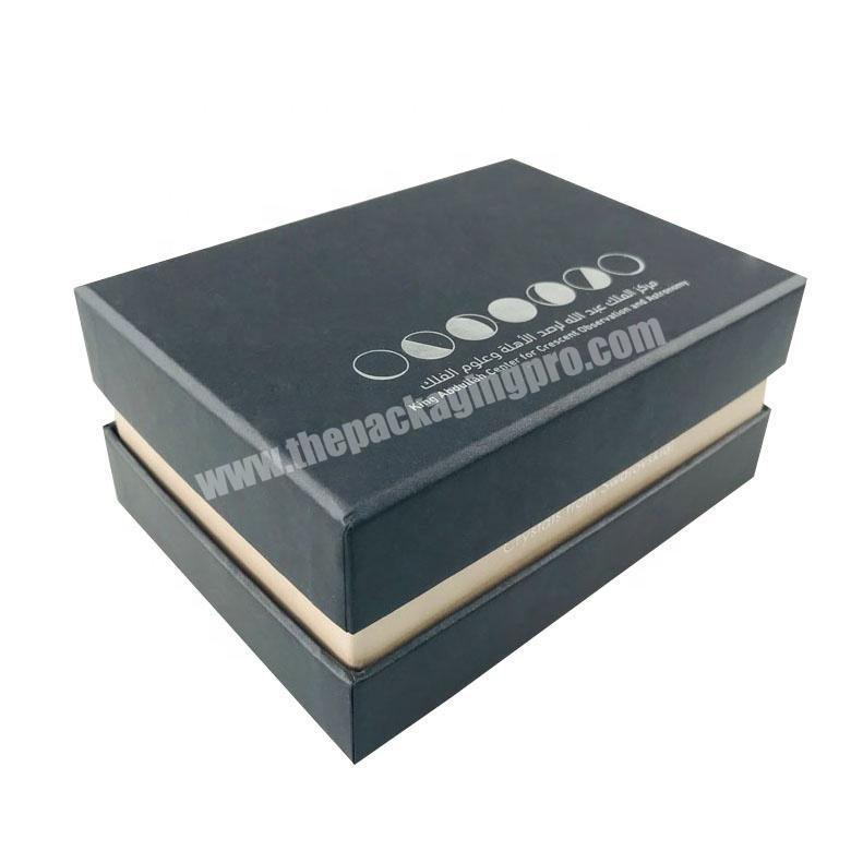 pearl paper shoulder style crystal crafts packaging box with protective surrounding protective foam