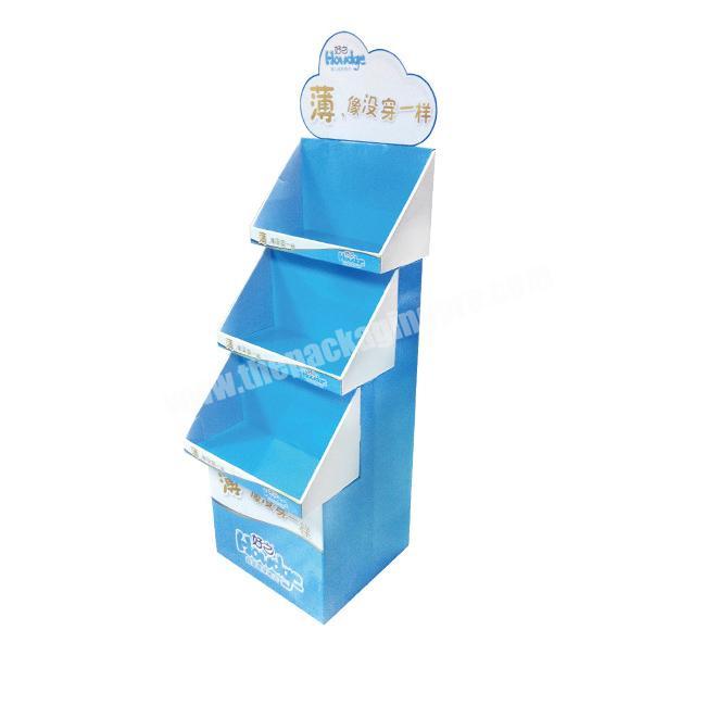 Perfect sold hot e flute corrugated box pdq packaging display stand