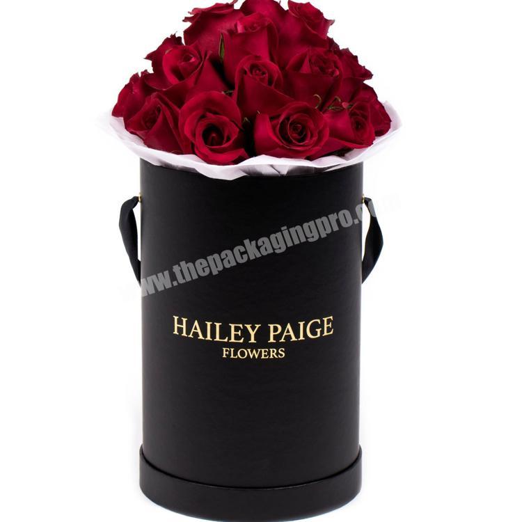 Personal Custom Logo Flower Boxes Wholesale  With Ribbon