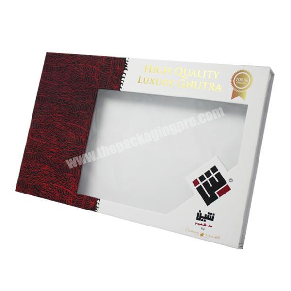 Personalised paper folding gift box with window