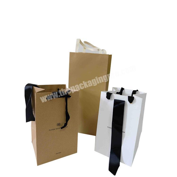Personality custom gift paper bag shopping bag with handle
