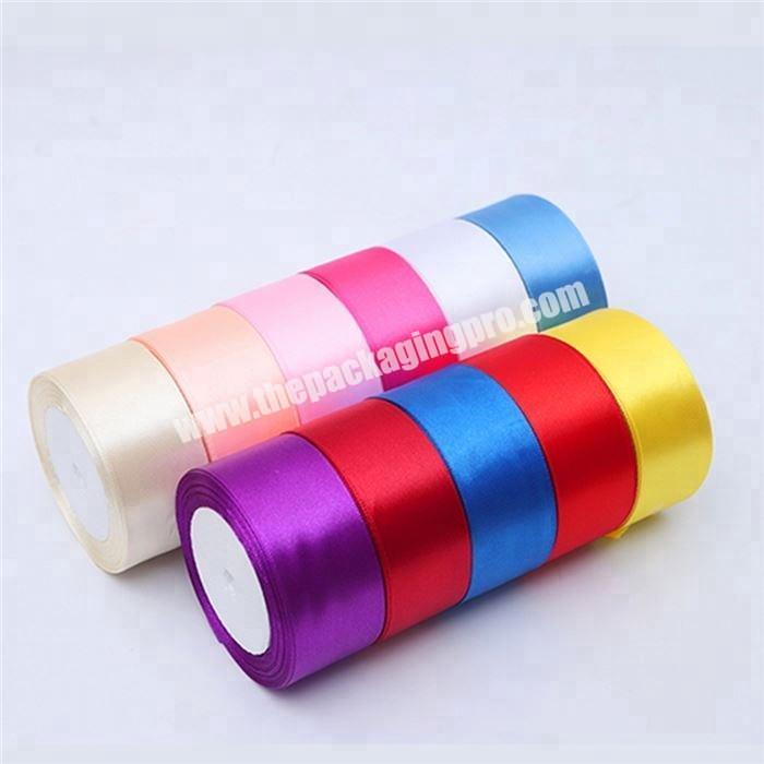 Personalized 100%  polyester colorful satin ribbon