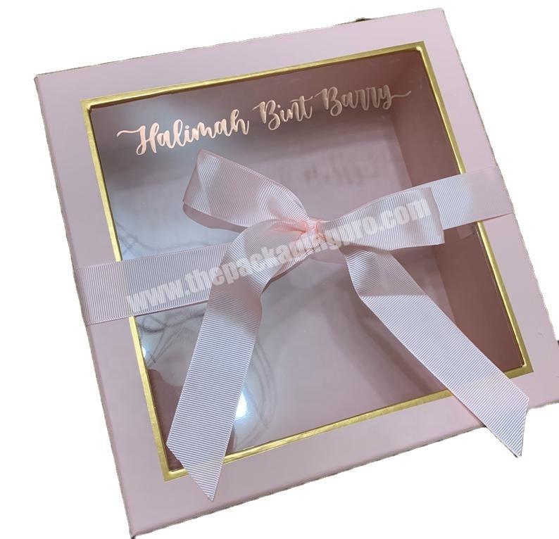 Personalized custom any name bridesmaid groom matron maid of honor gift box