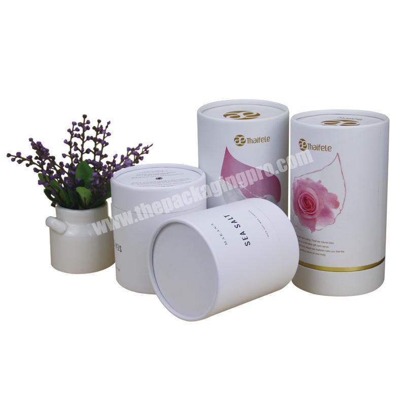 Personalized Custom Luxury Rigid Cardboard Cylindrical Paper Tube Gift Box
