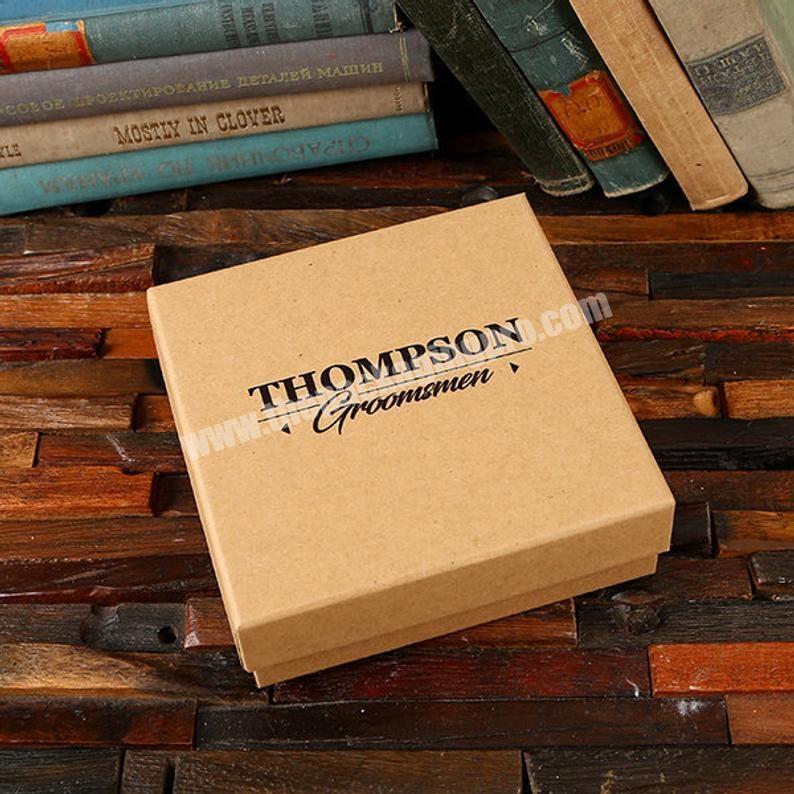 Personalized Custom Paper Gift Cardboard Box with Lid for Business