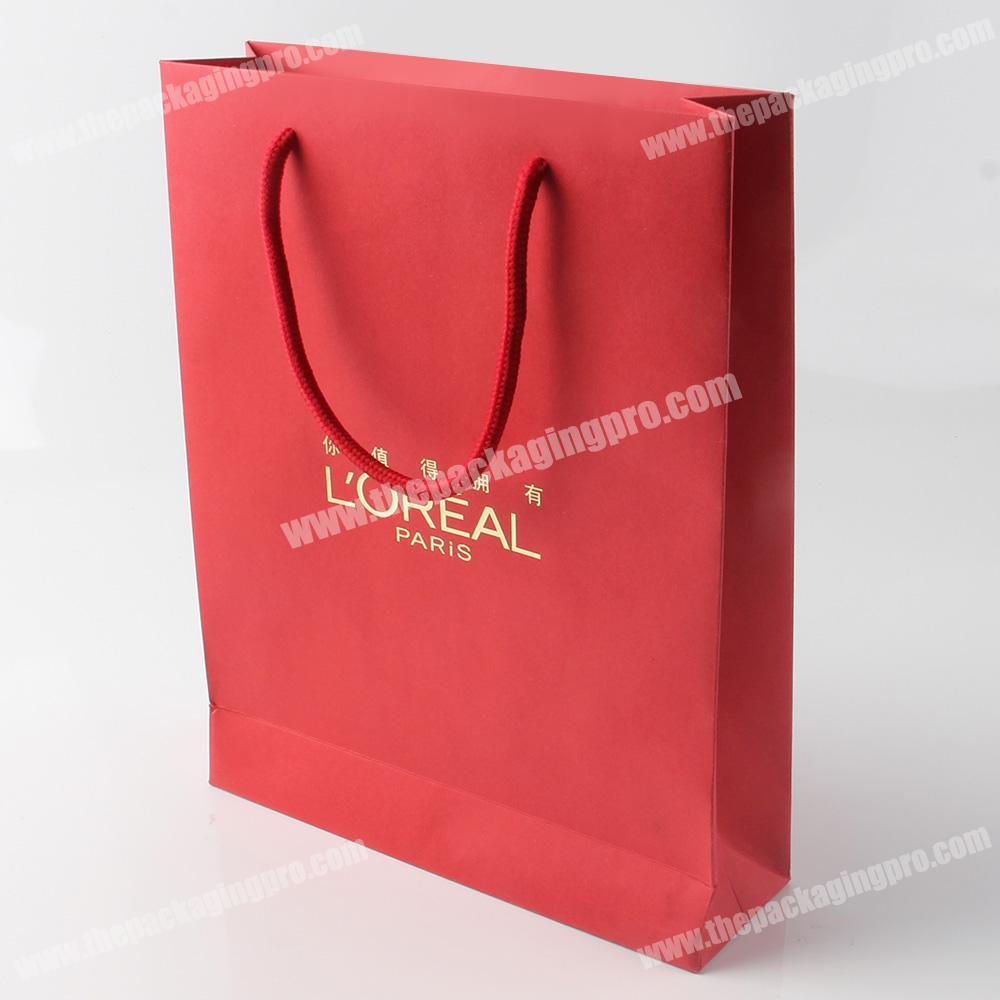 personalized custom paper hair extension carrier shopping bag luxury party wholesale gift bags