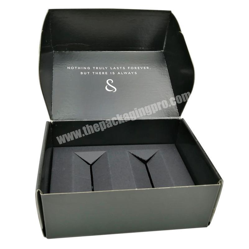 Personalized Design Corrugated Inner Packaging Box For Mini Wine Bottle Gift