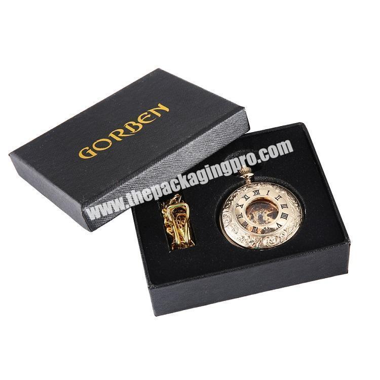 Personalized elegant luxury custom logo rigid Watch tudor g-shock packaging gift box full color printing cardboard paper box