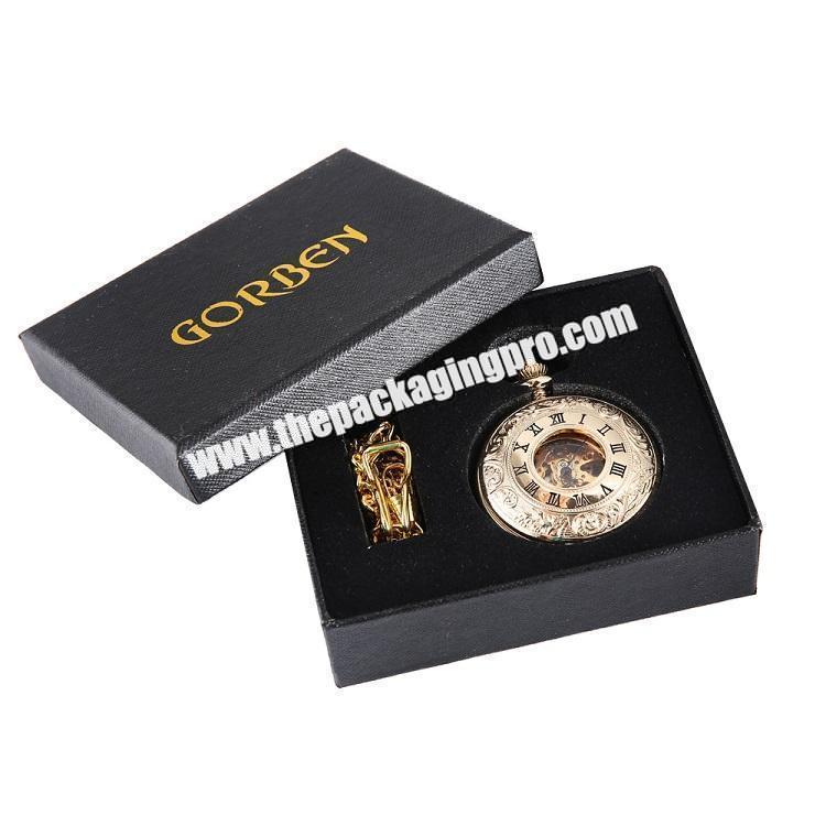 Personalized elegant luxury custom logo rigid Watch tudor g-shock packaging gift box full color printing cardboard paper box