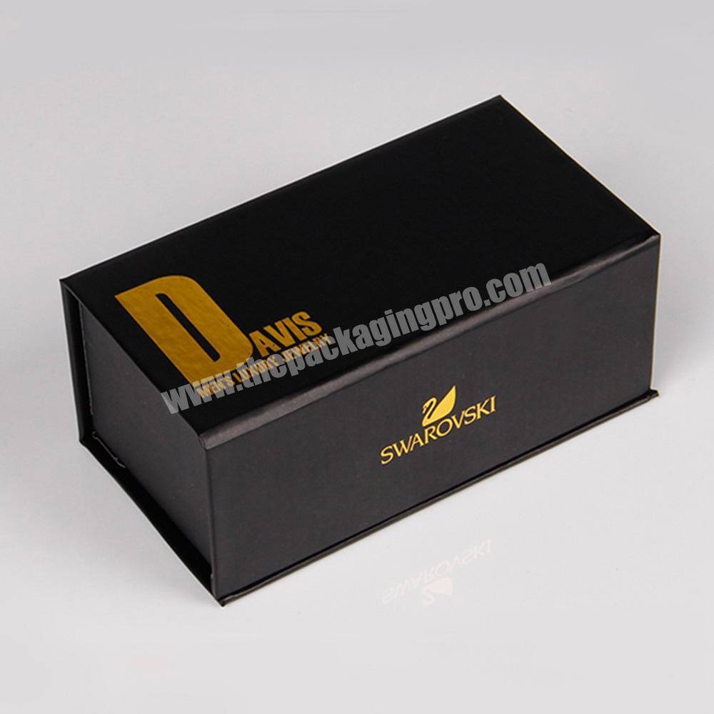 personalized empty pu leather watch packing boxes black custom logo