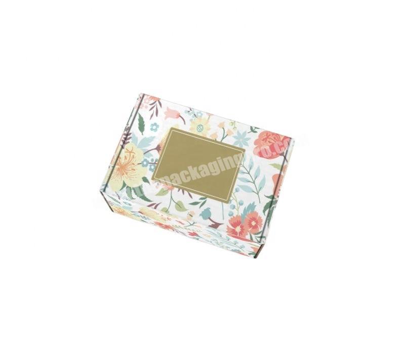 Personalized floral gift box custom gift packing box Mother's Day