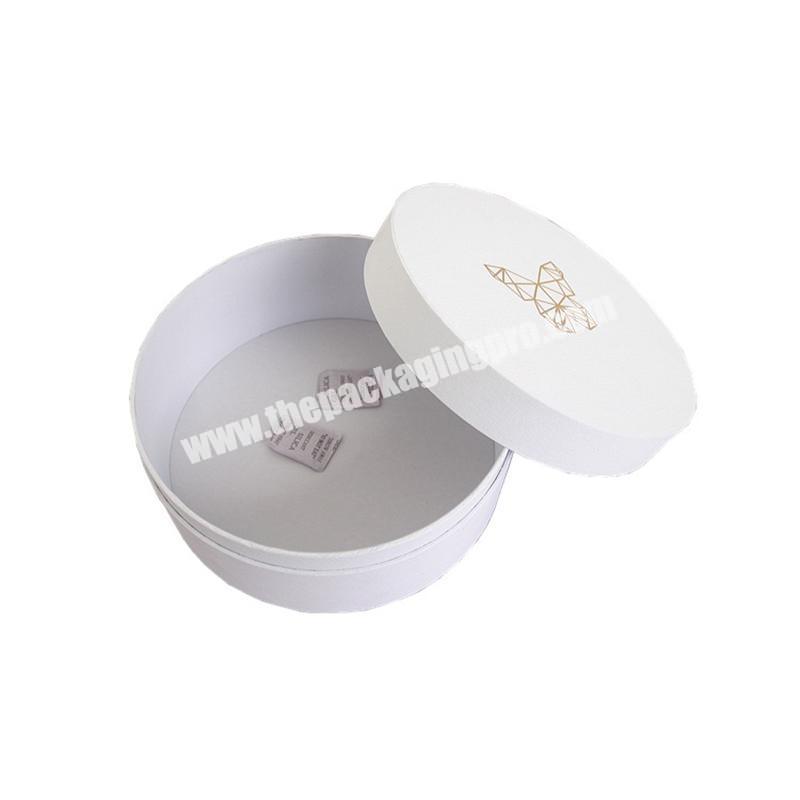 Personalized high quality cheap round cardboard cake box