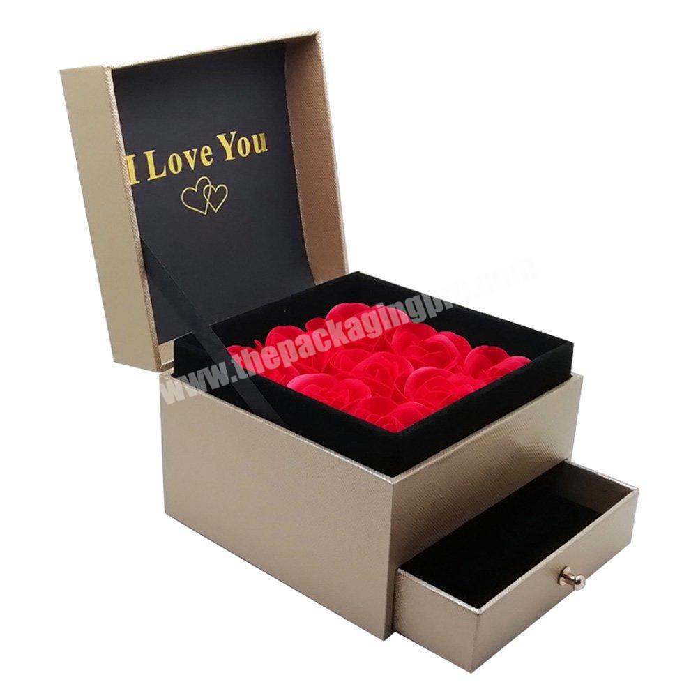 Personalized Mystery Plain Thin Rectangle Rectangular Double Layer Gift Box For Candles Shirt Coin Lingerie Watch Set Women Sale