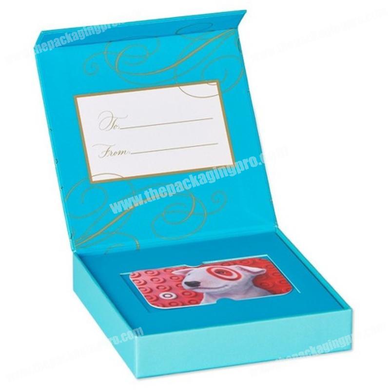 Personalized packaging membership card credit card gift box
