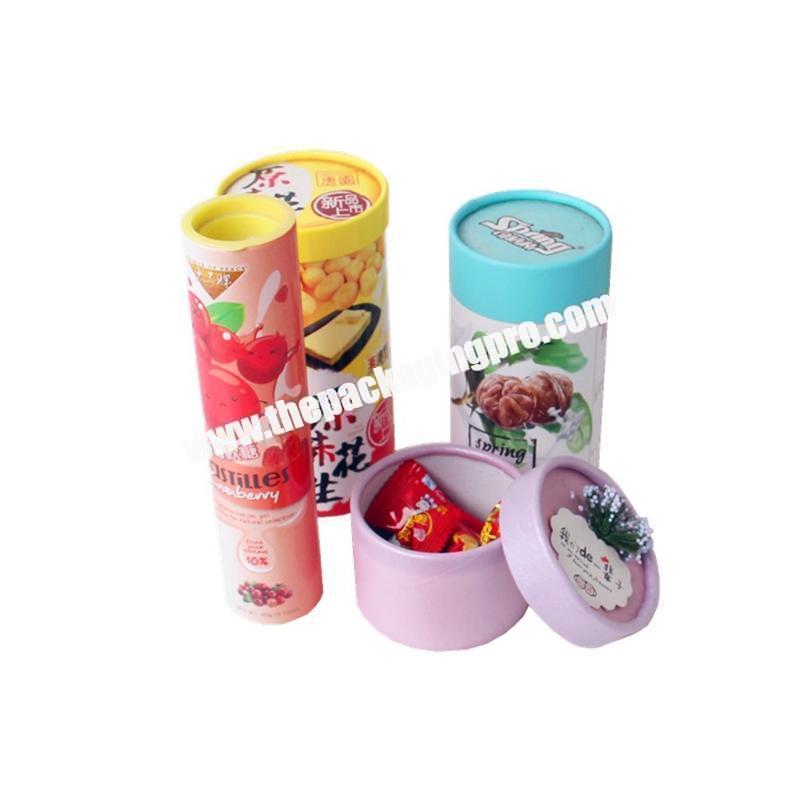 Personalized paper biodegradable cylinder box