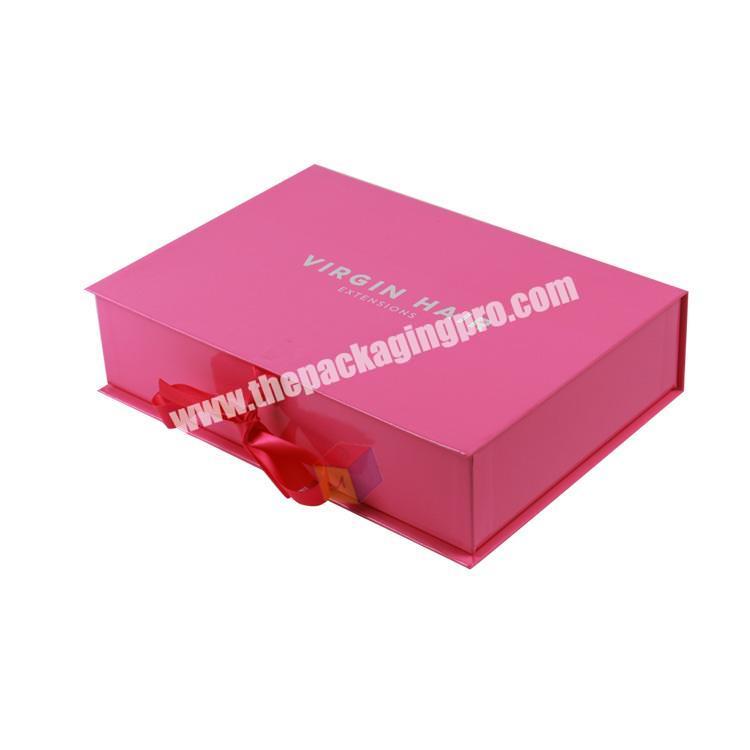 personalized wig extension human hair packing box