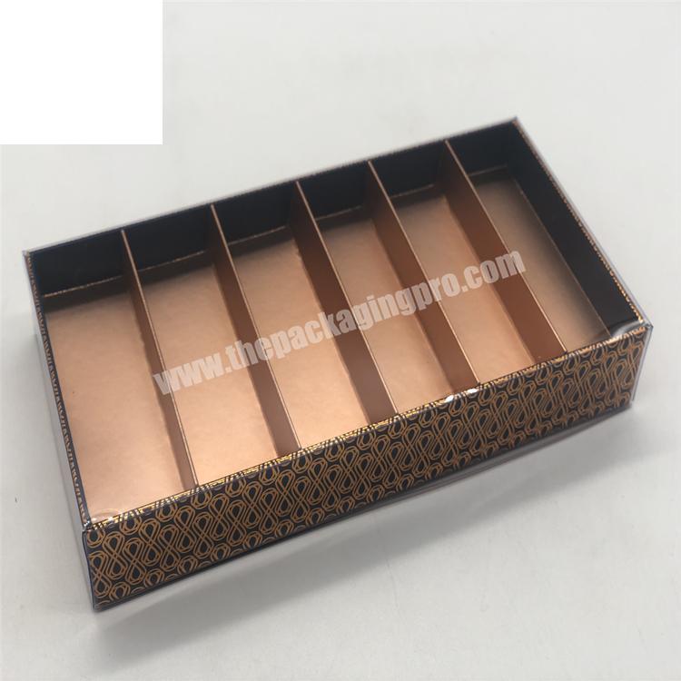 PET Transparent Clear gift box chocolate packaging luxury printing box