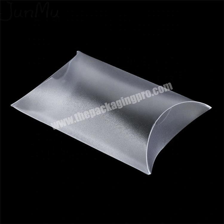 PetPVCPP Clear Plastic Pillow Boxes Packing Gift Box