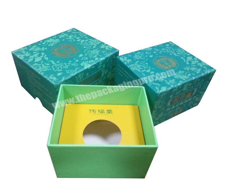 Pharmaceutical Packaging Rigid Cardboard Drug Bottle Box Medicine Can Pack With Carrier Sheet